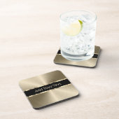 フェイク金ゴールドメタリック コースター (右側)