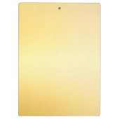 フェイク金ゴールドモノグラモダンムテンプレートエレガント クリップボード (裏面)