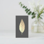 フェイク金ゴールドリーフ名刺 名刺 (スタンド正面)