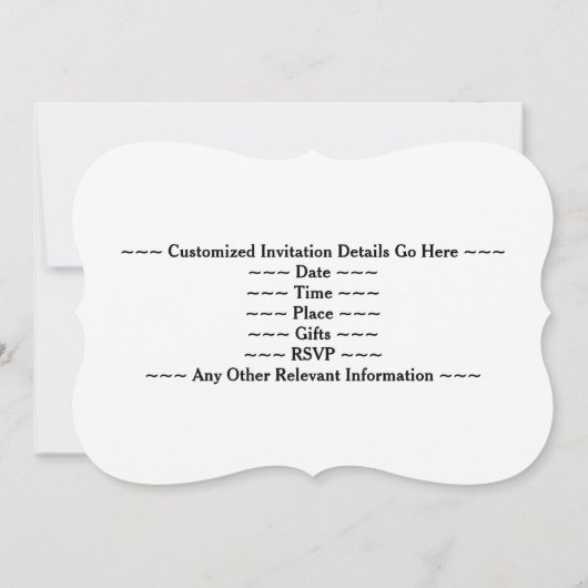 フェイク金ゴールドルック35th誕生日パーティー+名前をカスタムする 招待状 (裏面)