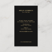 フェイク金ゴールドロブスター名刺 名刺 (裏面)