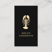 フェイク金ゴールドロブスター名刺 名刺 (正面)