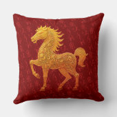 フェイク金ゴールド中国のエンボス2026年 クッション (裏面)