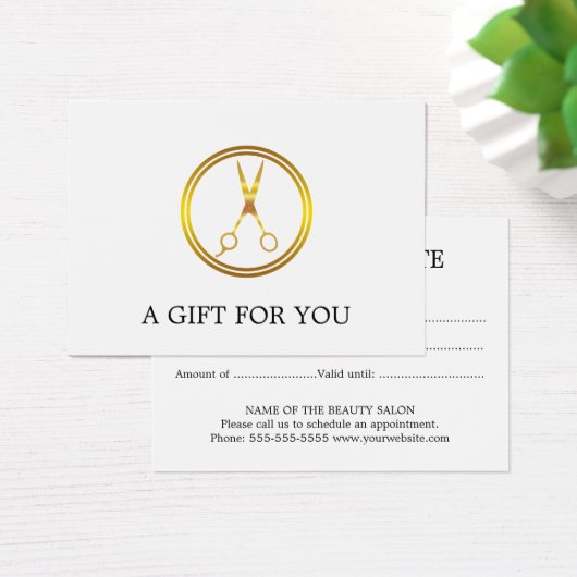 フェイク金ゴールド円シザーミニマルエレガント (デスク)