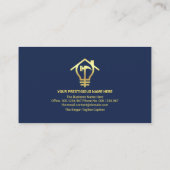 フェイク金ゴールド処理ツールホームリノベーション 名刺 (裏面)