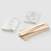 フェイク金ゴールド大理石の高級モダン結婚式 ハンドファン (組立なし)