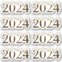 フェイク金ゴールド年数新年2024年