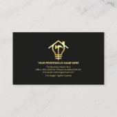 フェイク金ゴールド建築ツールのホーム修復 名刺 (裏面)