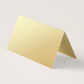 フェイク金ゴールド手書きモダンテンプレートエレガント 名刺 (裏面)