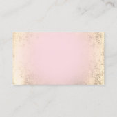 フェイク金ゴールド箔サンキューカード 名刺 (裏面)