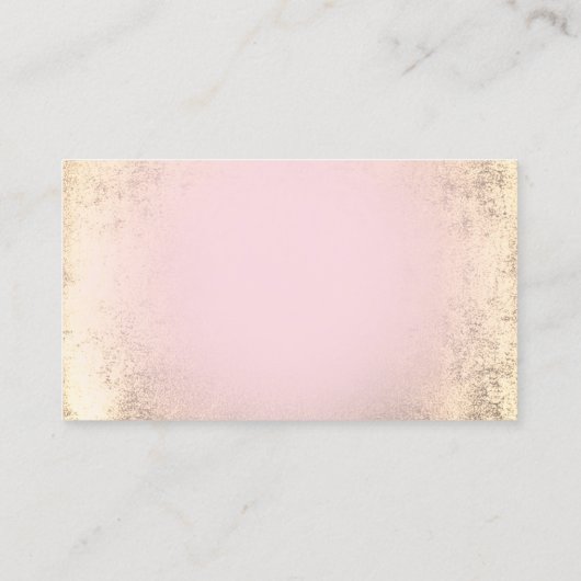 フェイク金ゴールド箔サンキューカード 名刺 (裏面)