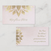 フェイク金ゴールド箔デコ 名刺 (正面/裏面)