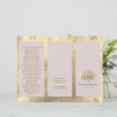 フェイク金ゴールド箔ロータパンフレット (スタンド正面)