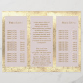 フェイク金ゴールド箔ロータパンフレット (裏面)