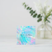 フェイク金ゴールド箔詳細 スクエア名刺 (スタンド正面)