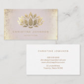 フェイク金ゴールド箔 名刺 (正面/裏面)