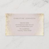 フェイク金ゴールド箔 名刺 (裏面)