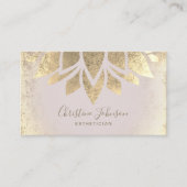 フェイク金ゴールド箔 名刺 (正面)