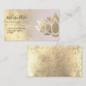 フェイク金ゴールド箔 名刺 (正面/裏面)