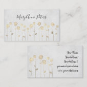 フェイク金ゴールド箔 名刺 (正面/裏面)