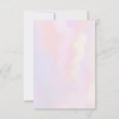 フェイク金ゴールド紙吹雪オンPurple Watercolort RSVP (裏面)