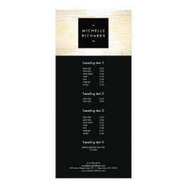 フェイク金ゴールド紙吹雪ドットのパタモダンーン ラックカード