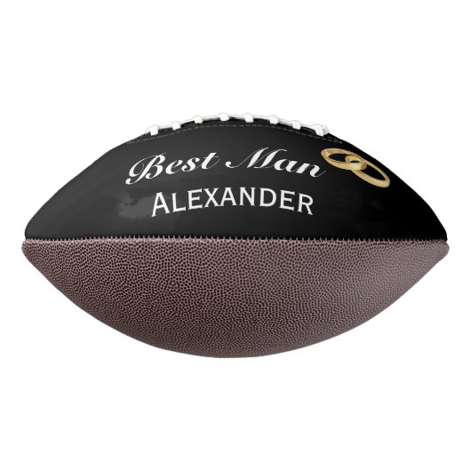 フェイク金ゴールド結婚リングや輪|花婿介添人結婚式の引き出物 アメリカンフットボール (回転270)