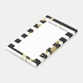 フェイク金ゴールド絵を描(ばちゃばちゃ)跳ねる(白黒) ポストイット (アングル)