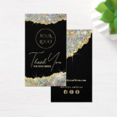 フェイク金ゴールド虹色グリッターパッケージの挿入 (デスク)