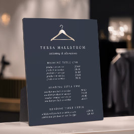 フェイク金ゴールド衣類掛け金物価格/サービス表示 フォトプラーク