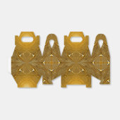 フェイク金ゴールド金属パターンデザイン フェイバーボックス (折り畳みなし)