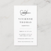 フェイク金ゴールド針と糸 |シーストレスまたはテーラー 名刺 (裏面)