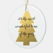 フェイク金ゴールド セラミックオーナメント (左)