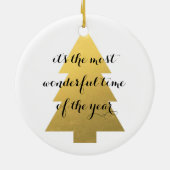 フェイク金ゴールド セラミックオーナメント (裏面)