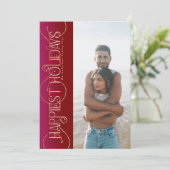 フェイク金ゴールド | maroon gradient photo HAPPIEST シーズンカード (スタンド正面)