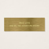 フェイク金ゴールドMetalテクスチャブックマーク (裏面)