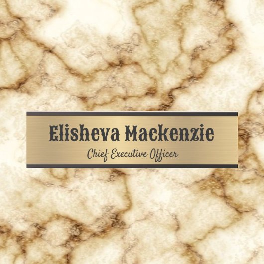 フェイク金ゴールドOfficeドアの署名シンボルや象徴名プレート サインプレート