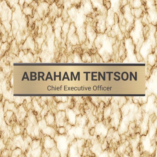 フェイク金ゴールドOfficeドアの署名シンボルや象徴名プレート サインプレート