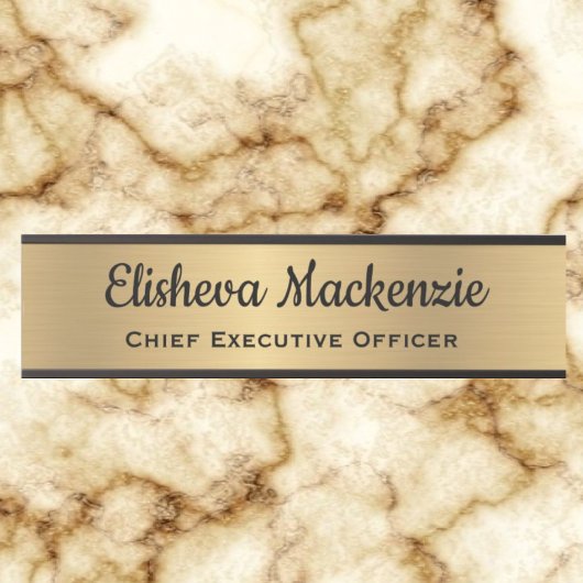 フェイク金ゴールドOfficeドアの署名シンボルや象徴名プレート サインプレート