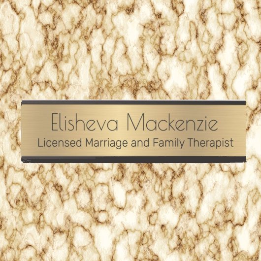 フェイク金ゴールドOfficeドアの署名シンボルや象徴名プレート サインプレート