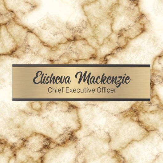 フェイク金ゴールドOfficeドアの署名シンボルや象徴名プレート サインプレート