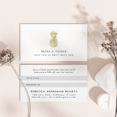 フェイク金ゴールドPineapple紹介カード 紹介カード