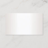 フェイク銀モダンエレガントテンプレートプロフェッショナル 名刺 (裏面)