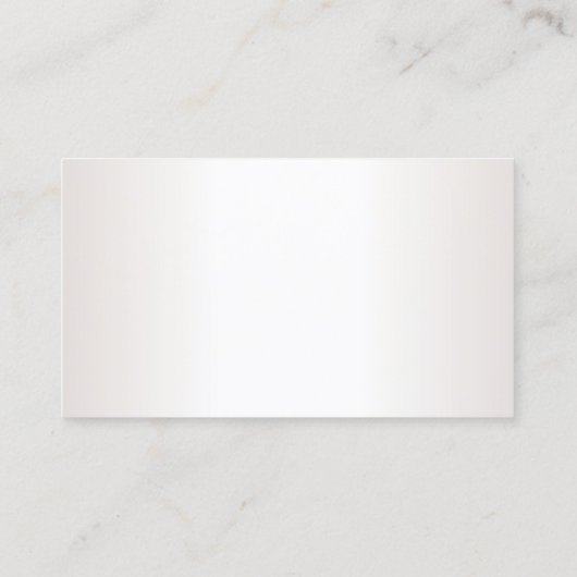 フェイク銀モダンエレガントテンプレートプロフェッショナル 名刺 (裏面)