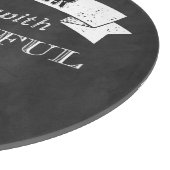 フェイク黒板、感謝ハート切断板 カッティングボード (角)