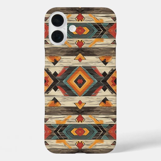 フェイク・アステカ木目 Case-Mate iPhoneケース (裏面)