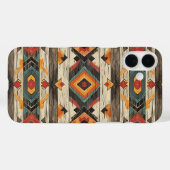 フェイク・アステカ木目 Case-Mate iPhoneケース (裏面 (横))