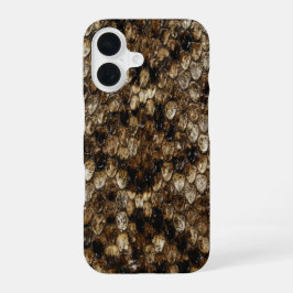 フェイク ガラガラヘビ スネークスキン iPhone 16ケース