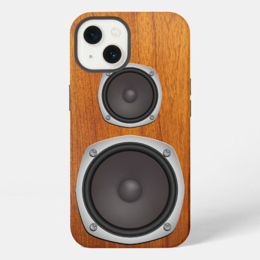 フェイク・スピーカーシステム iPhoneケース (裏面)