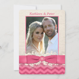 フェイク バルーン, ランタン フォト ウェディング 招待状, シェブロン 3 招待状